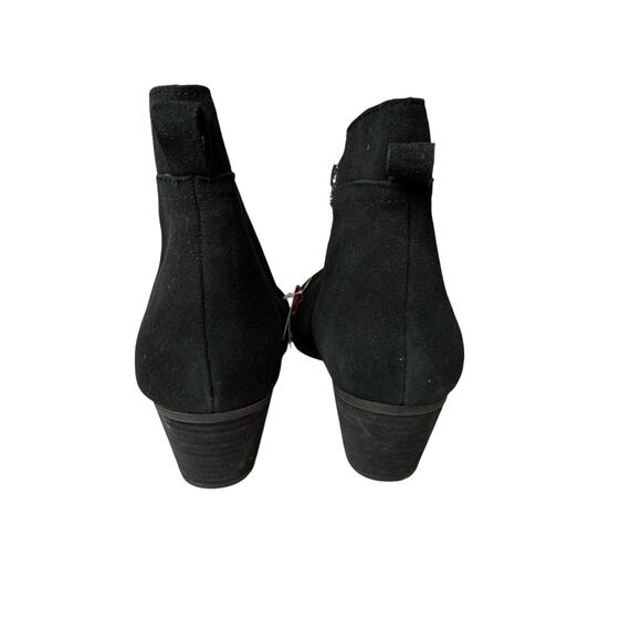 Blondo NEW Womens Black Suede Leather Waterproof Zip Ankle Booties 9.5M - Picture 5 of 6